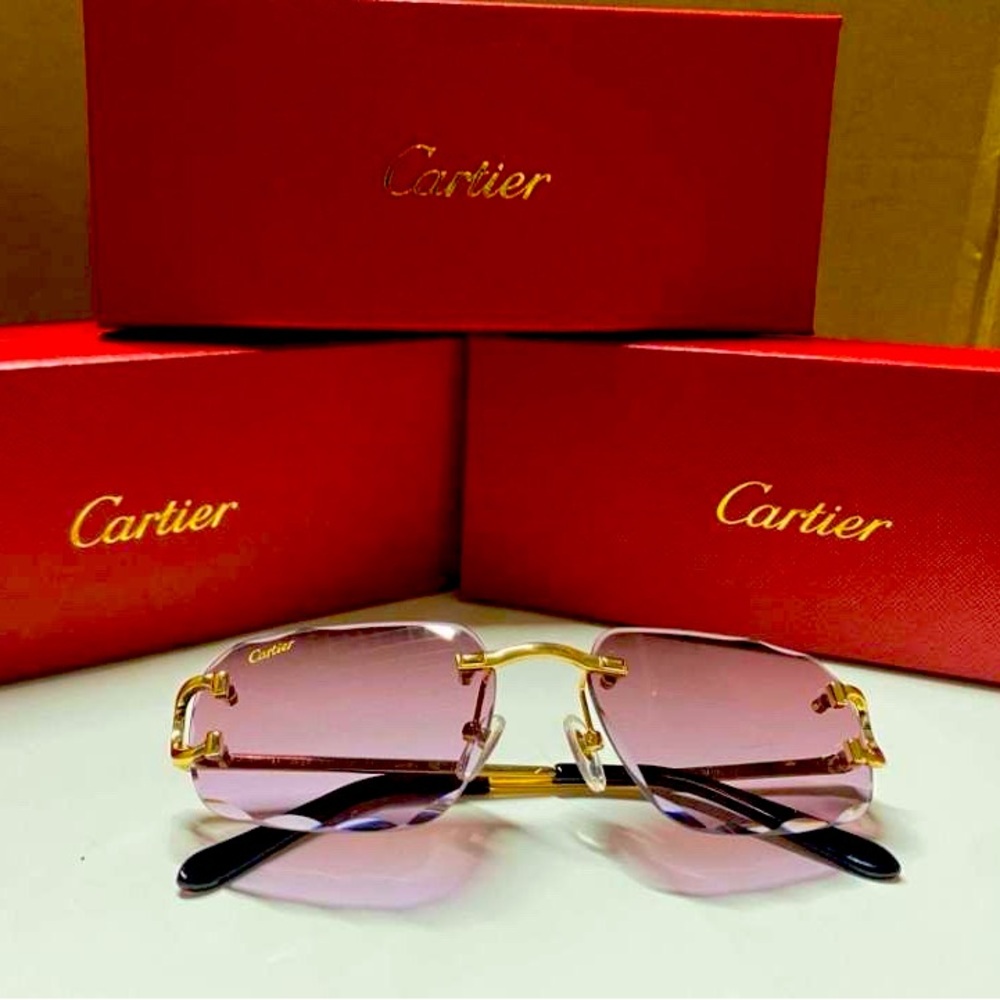 Cartier Gold Sunglasses
